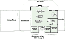 Click NOW to see a larger image of the finished basement floor plan.
