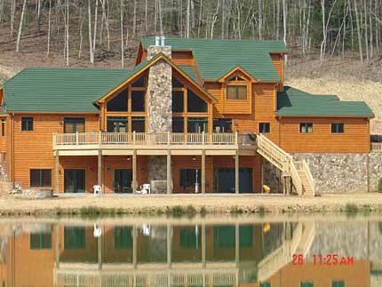 Walk-out basement house plan design.